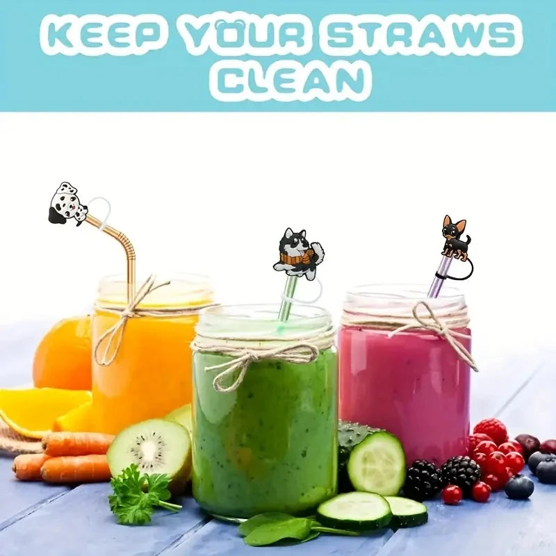 1 PIECE SILICONE STRAW TOPPER...WORKS WITH STANLEY TUMBLERS