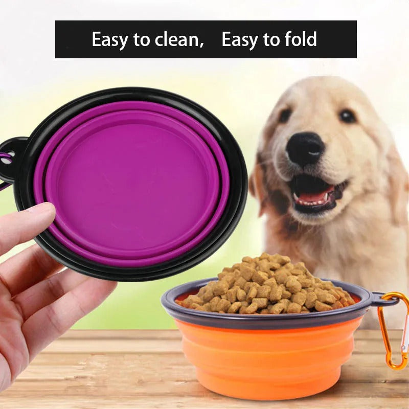 COLLASPABLE DOG/CAT FOOD BOWLS