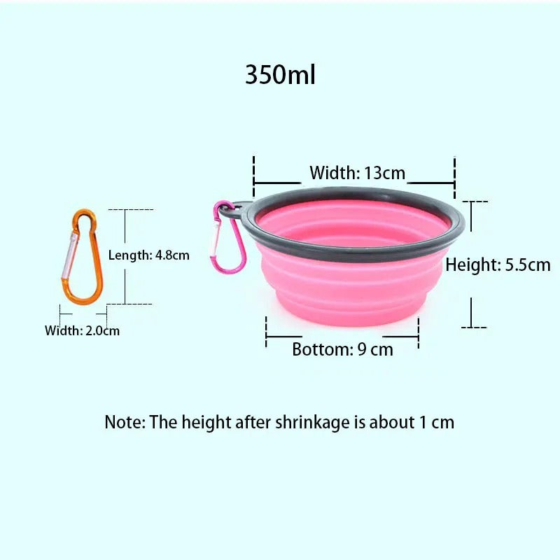 COLLASPABLE DOG/CAT FOOD BOWLS