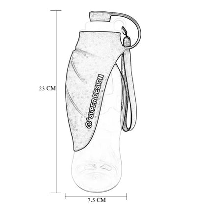 PORTABLE PET WATER BOTTLE